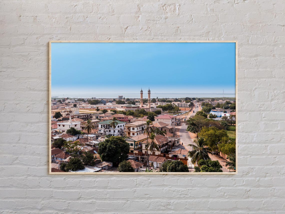 Real Photo The Gambia Print The Gambia Wall Art The Gambia Poster The Gambia Photo The Gambia Poster Print The Gambia Wall Decor