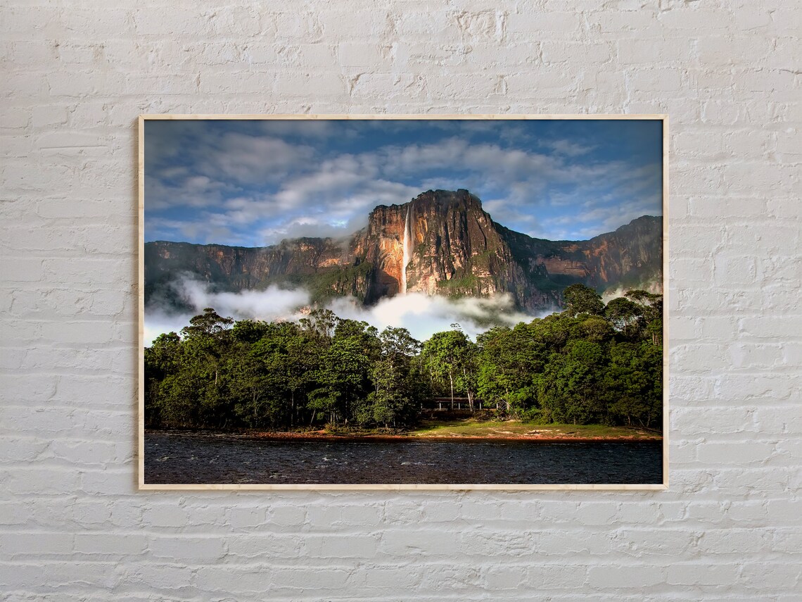 Venezuela Real Photo Art Print, Travel Poster