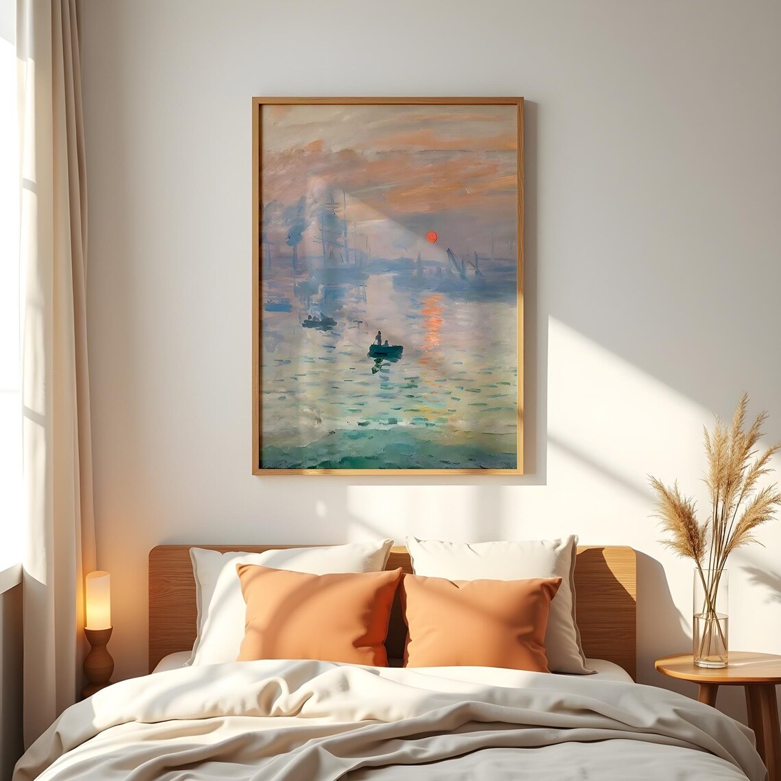 Claude Monet Impression Sunrise Poster Impressionist Seascape Art Print Soft Sunrise Wall Decor For Tranquil Interiors - Image 4