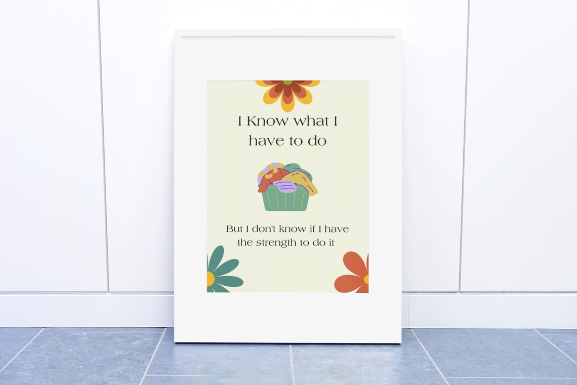 ADHD Mental Health Poster, Office Decor Art Print - Image 2