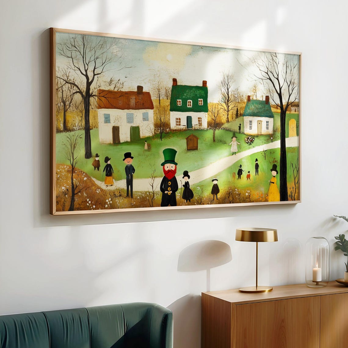 Vintage St Patricks Day Frame Tv Art Cute St Patricks Tv Art St Patricks Day Decor Home Decor - Image 4