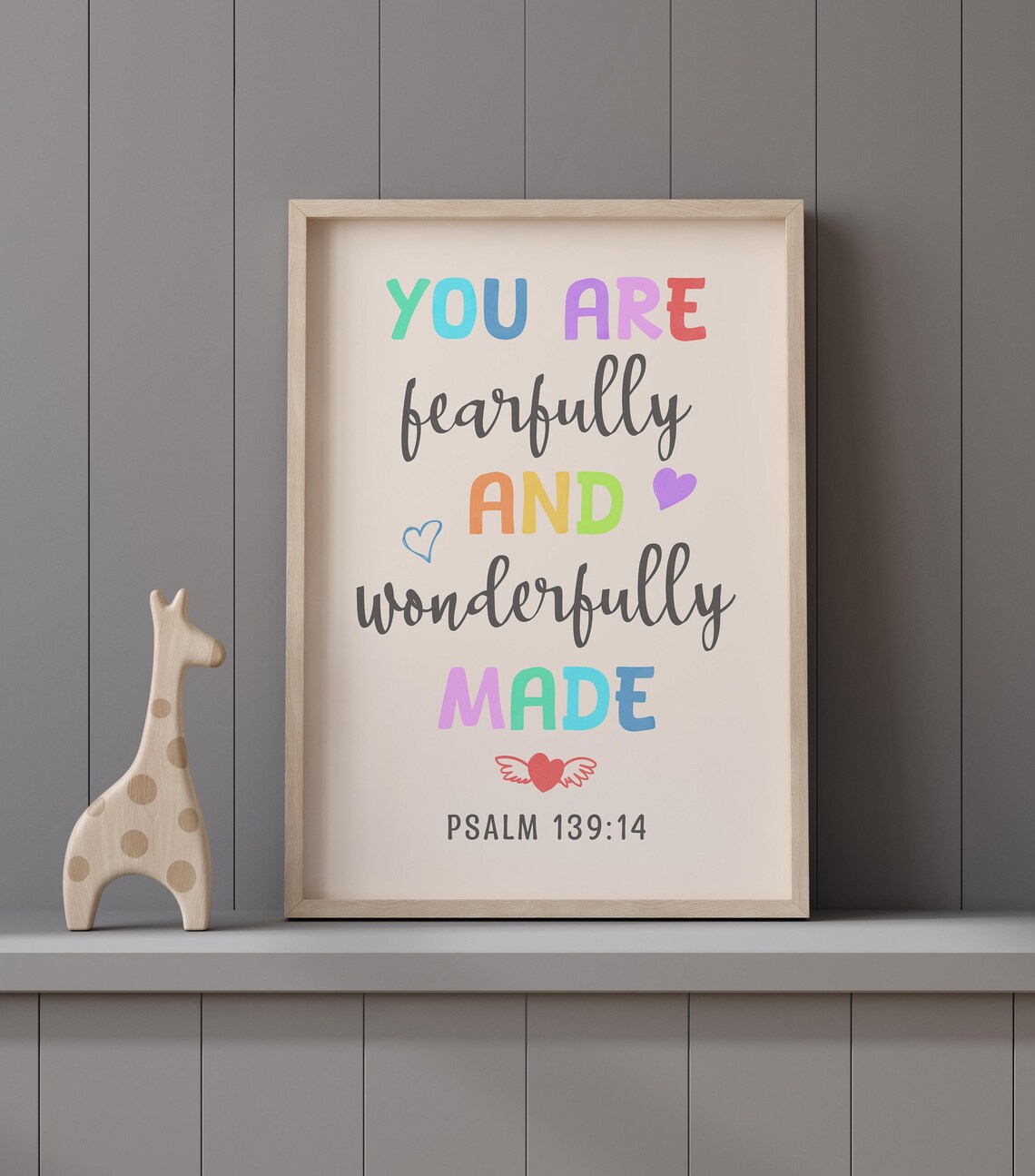 You Are Fearfully And Wonderfully Made Psalm 139 14 Wall Art - Image 4