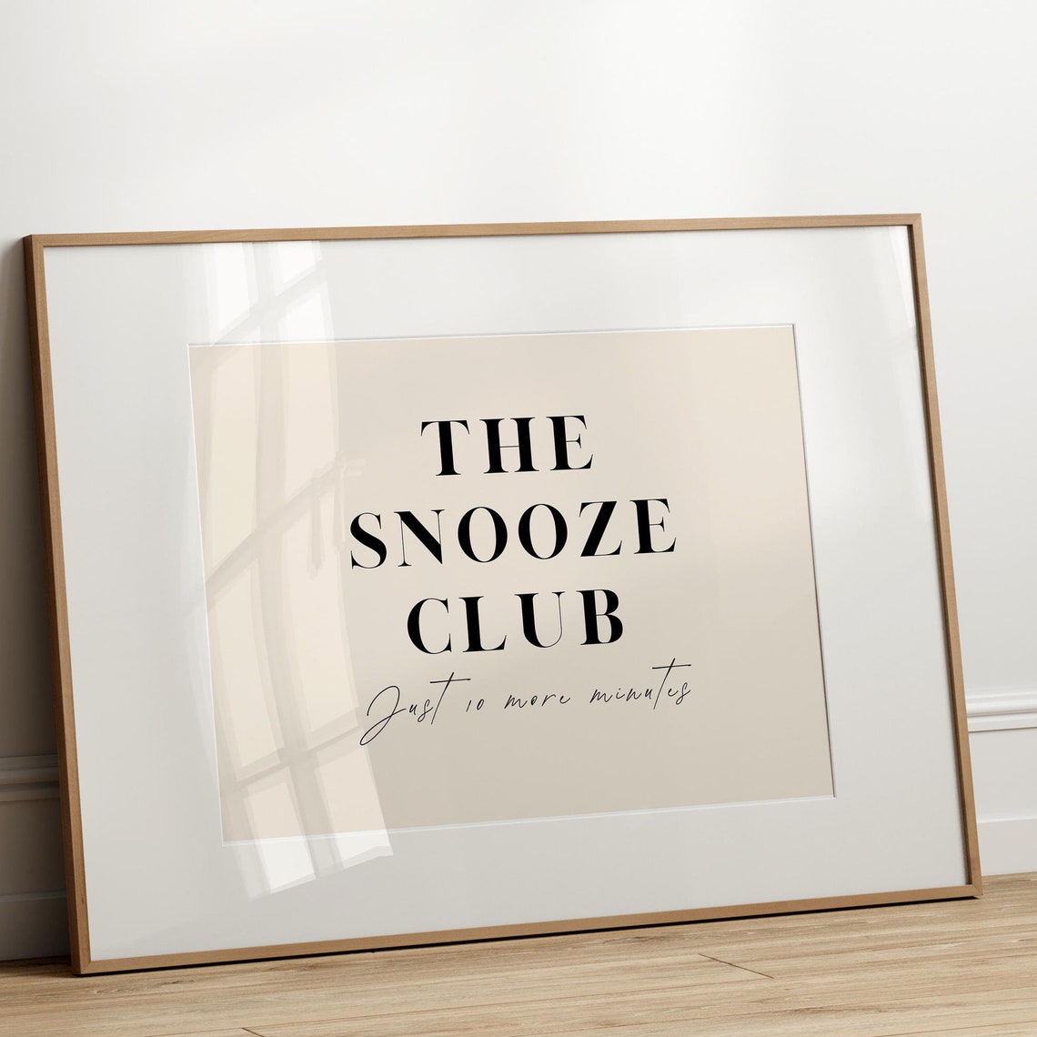 The Snooze Club, Bedroom Poster Print