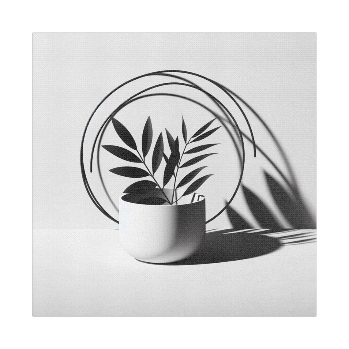 Minimalist Plant Art, Botanical Decor Gift for Plant Lovers - Image 2