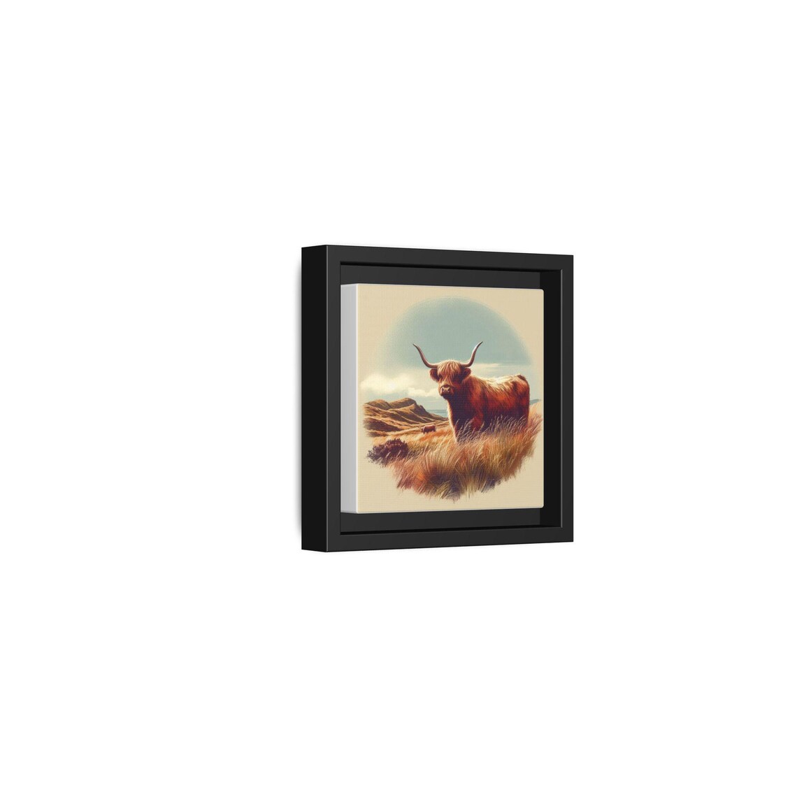 Highland Cow Art Print, Rustic Farmhouse Decor - Image 3