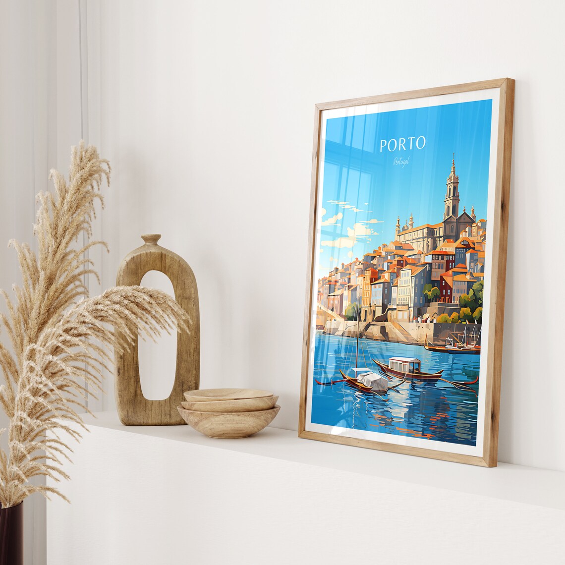 Porto Travel Poster, Portugal Travel Art Print - Image 2