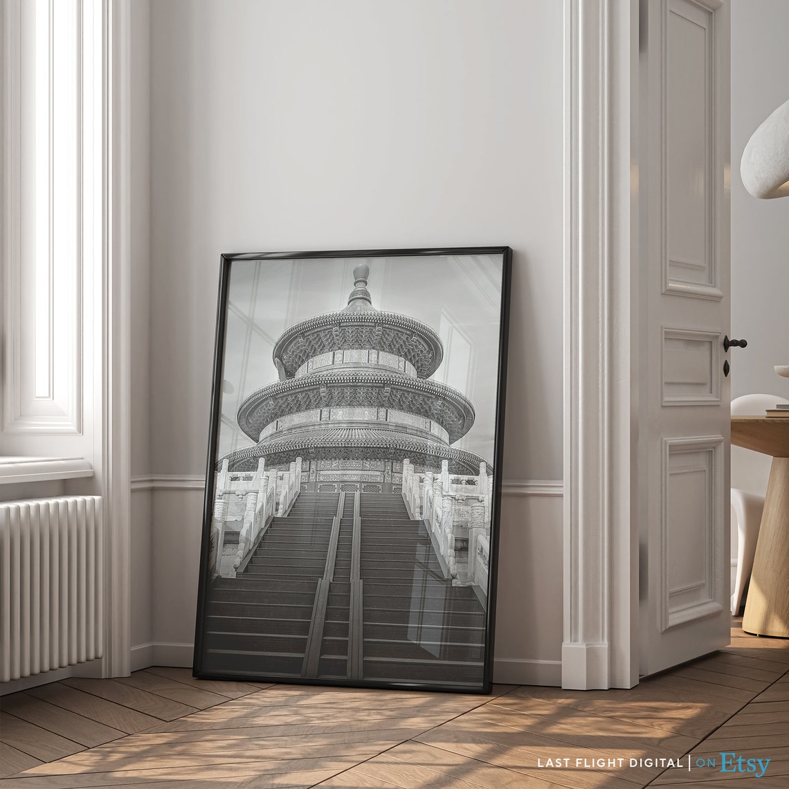 China Temple of Heaven Beijing Hall Prayer Harvests Landmark Poster - Image 4