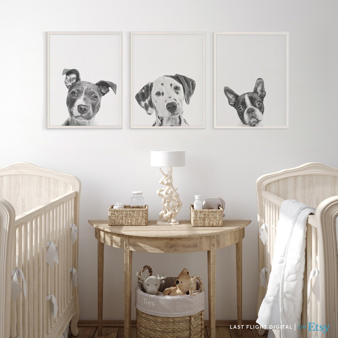 Dalmatian Dog Poster, Cute Nursery Art Print - Image 4