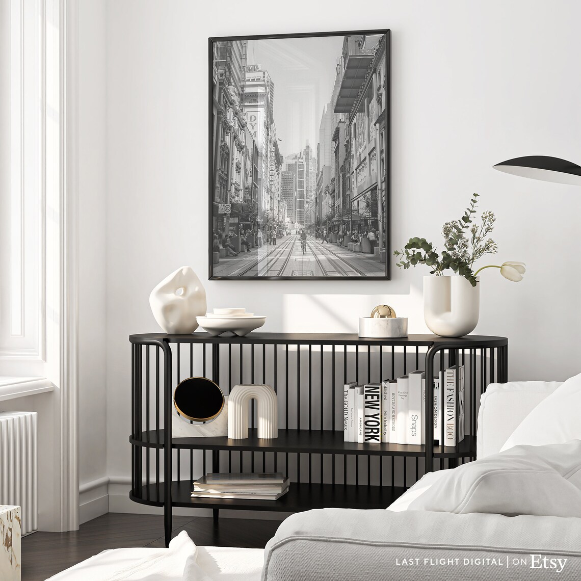Sydney Australia Black and White Cityscape Poster - Image 4