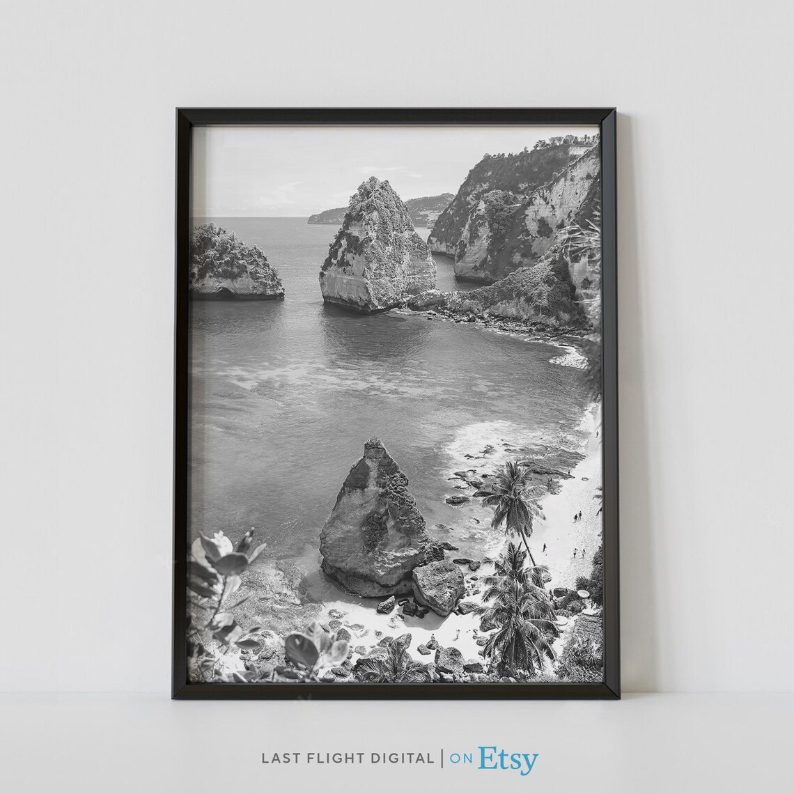 Bali Diamond Beach Indonesia Poster, Travel Print