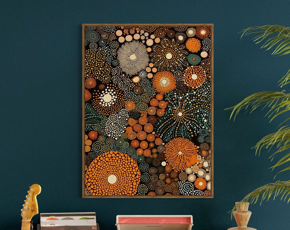 Abstract Botanical - Contemporary Travel Poster