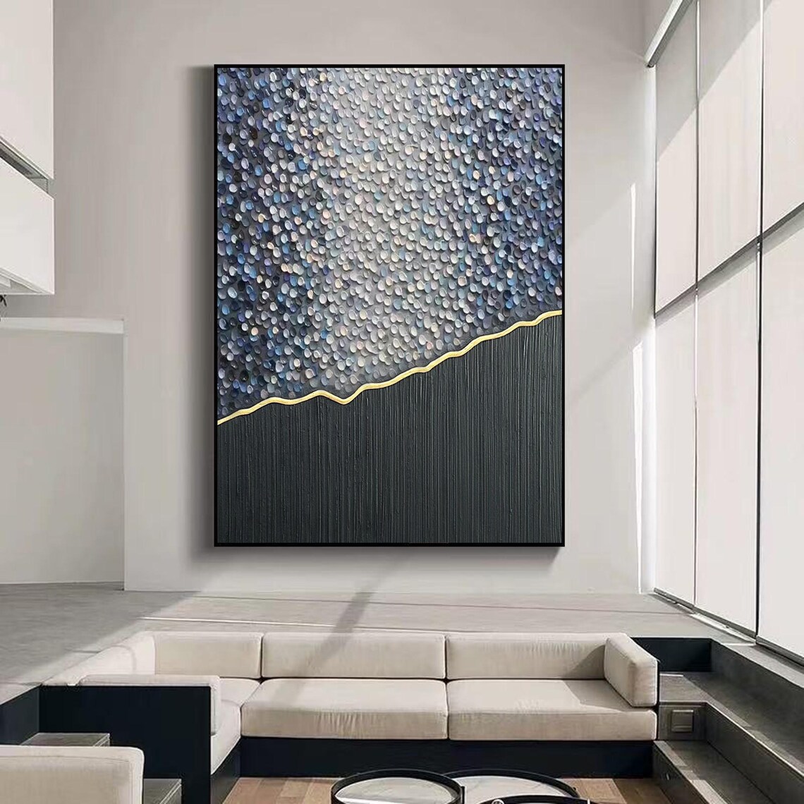 Abstract Painting, Modern Living Room Decor - Image 4