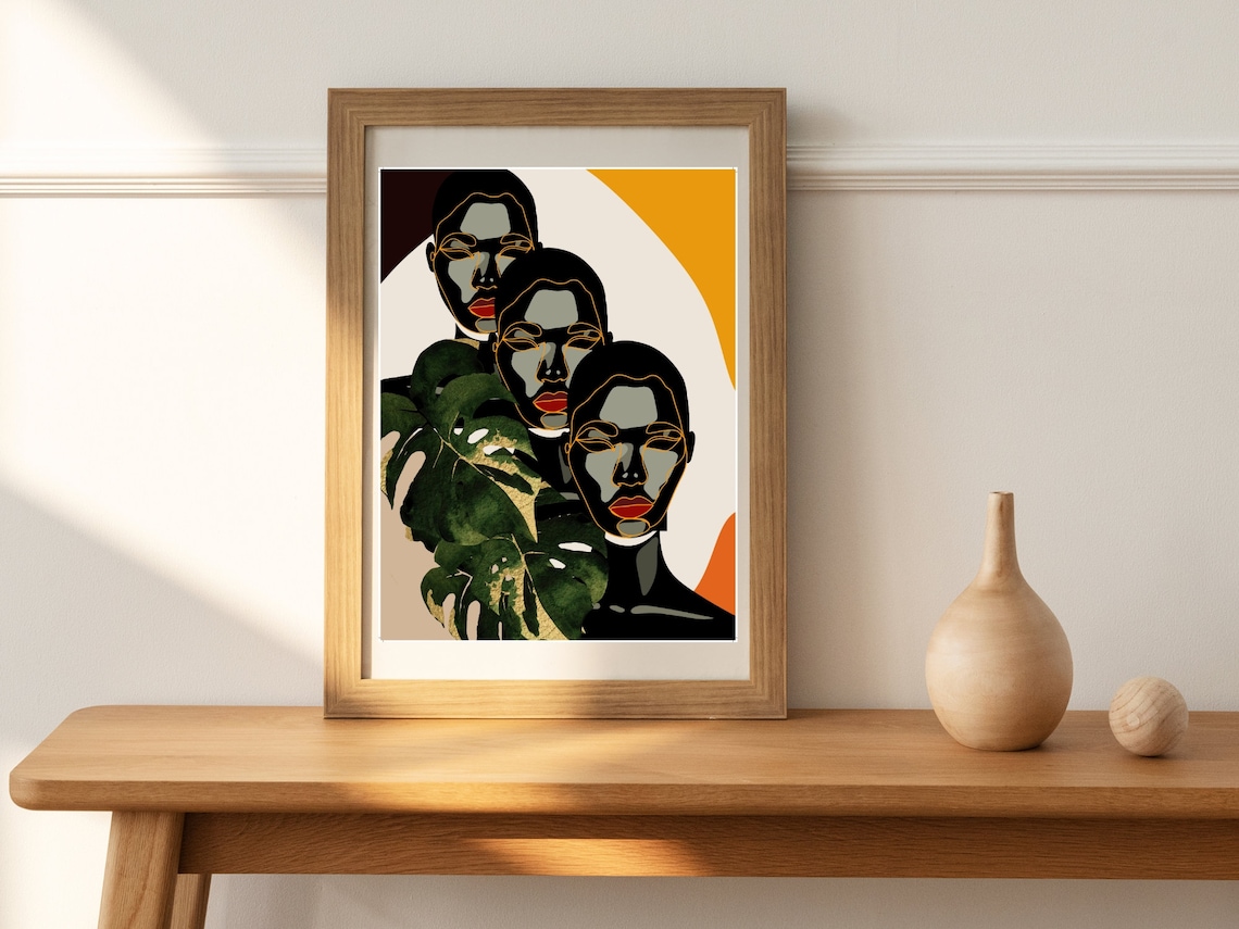 Black Art Print, Modern Urban Wall Decor