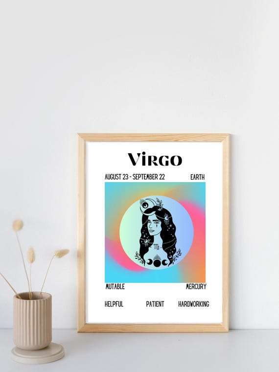 Virgo Zodiac Wall Art