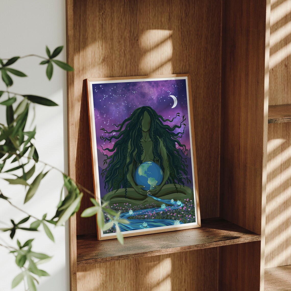 Earth Mama Pachamama Mother Nature Art Print - Image 2