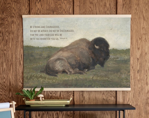 Boys Room Scripture Wall Art Be Strong And Courageous Wall Decor Boys Room Bible Verse Wall Decor Joshua 19 Kids Christian Art 554