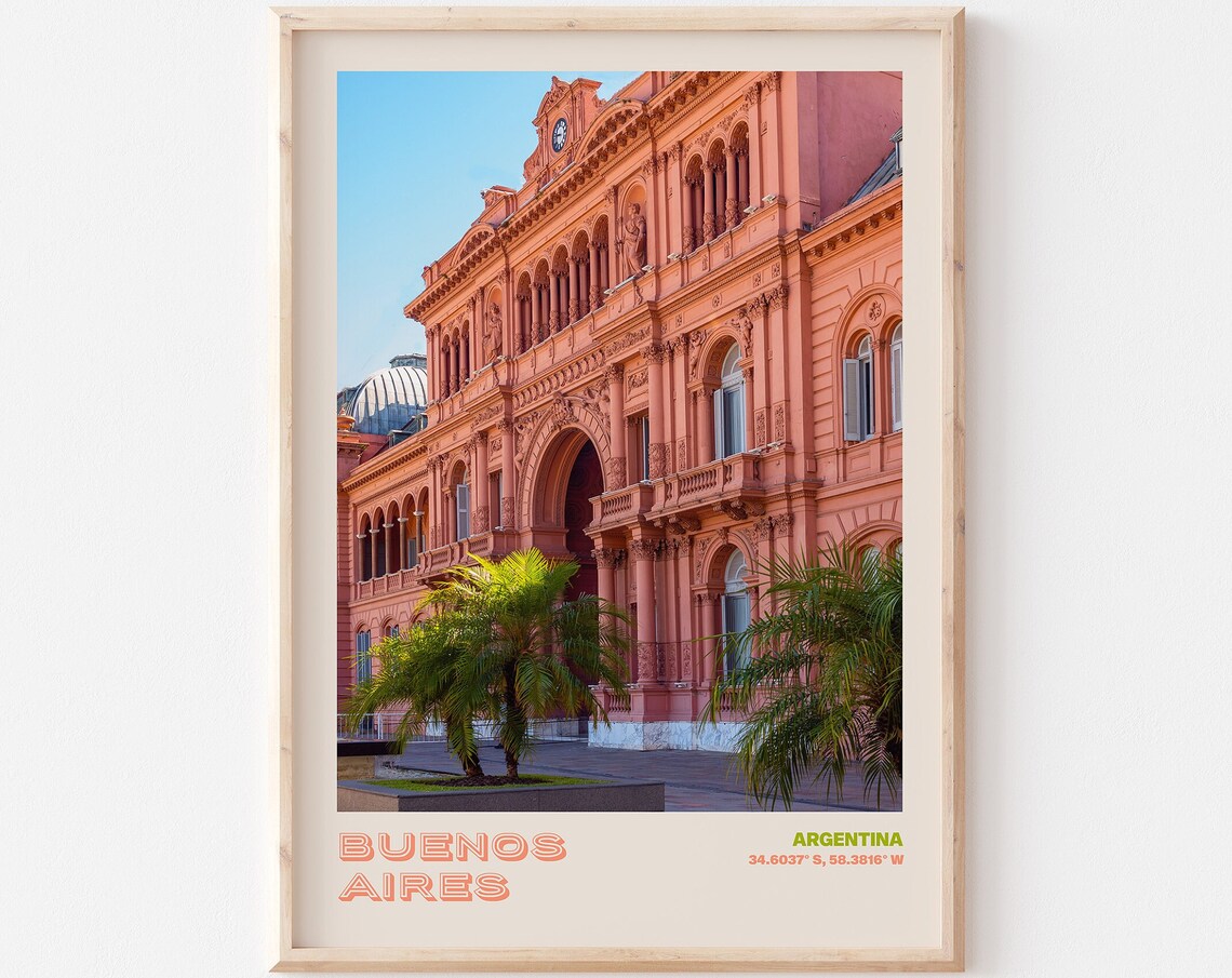 Buenos Aires Travel Poster Buenos Aires Print Buenos Aires Photo Print Buenos Aires Wall Decor Buenos Aires Picture Buenos Aires 3