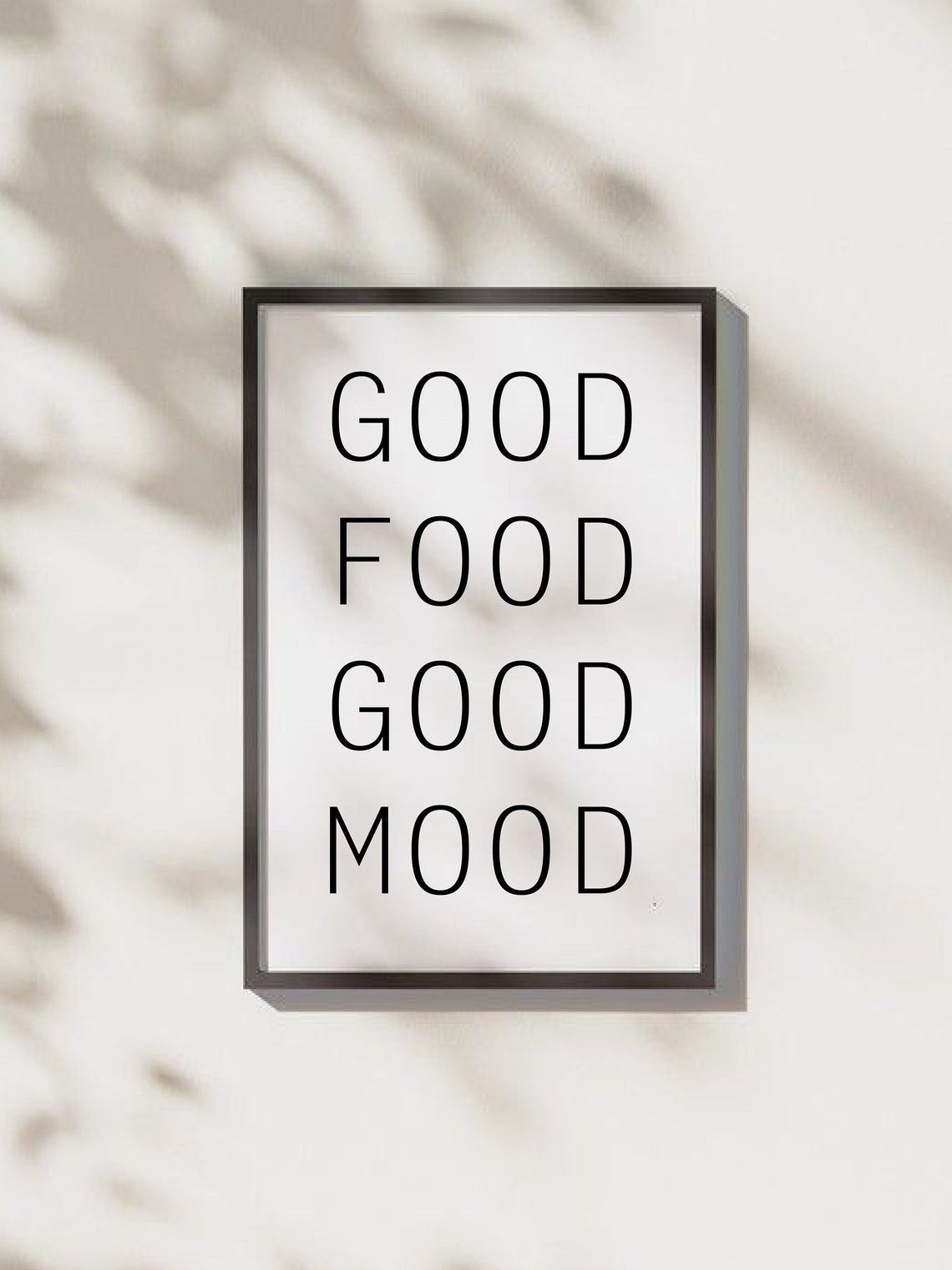 Good Food Good Mood Poster Kitchen Poster Funny Kitchen Print Food Print Kitchen Wall Decoration Kitchen - Image 3