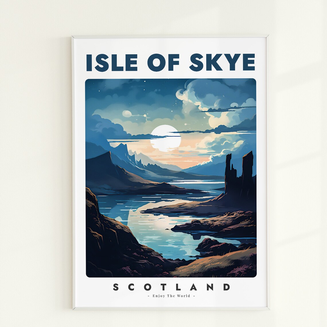 Isle Of Skye Scotland Travel Poster