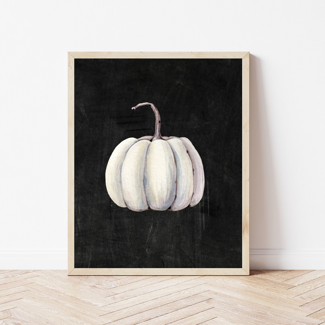 Pumpkin Wall Art, Farmhouse Fall Decor Print