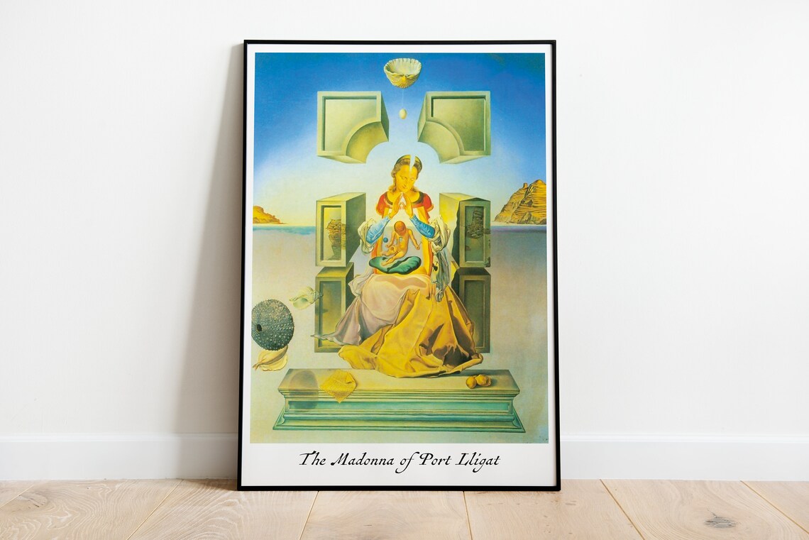 Salvador Dali The Madonna of Port Lligat Surrealist Art Print