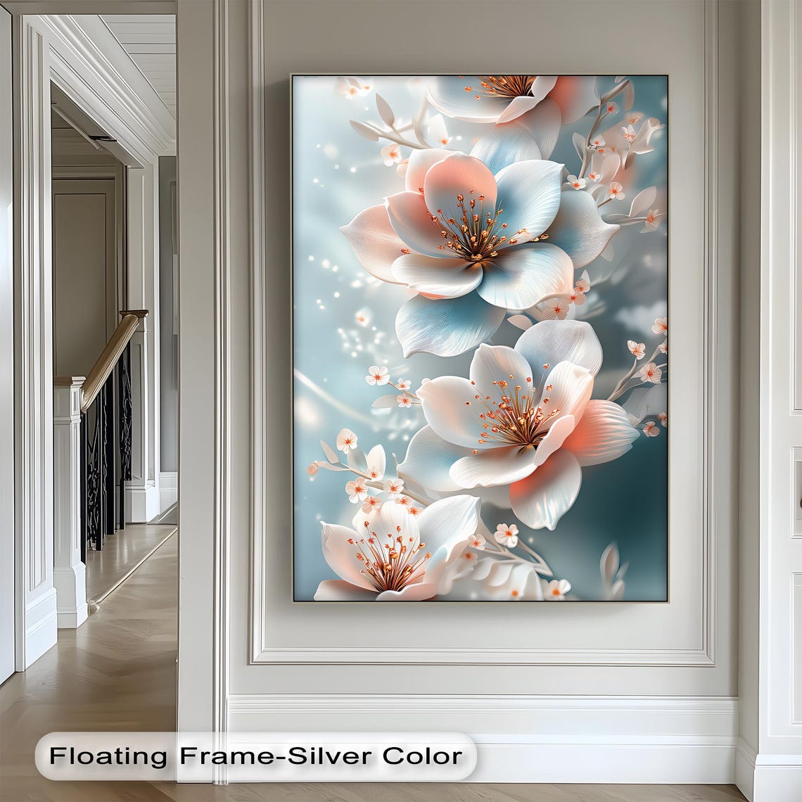 Dreamy Cherry Blossom Tree Branch Soft Pink Spring Bloom Poster