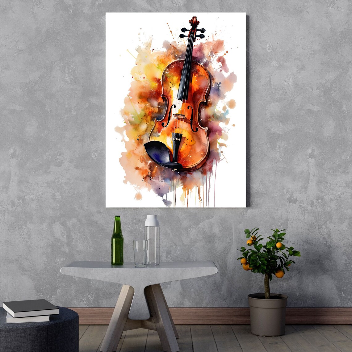 Classical Instrument Illustration, Music Decor - Image 3