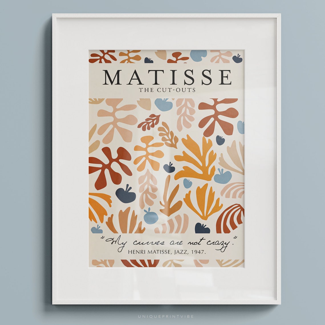 Henri Matisse Cut Outs Abstract Botanical Vintage Poster Decor - Image 2