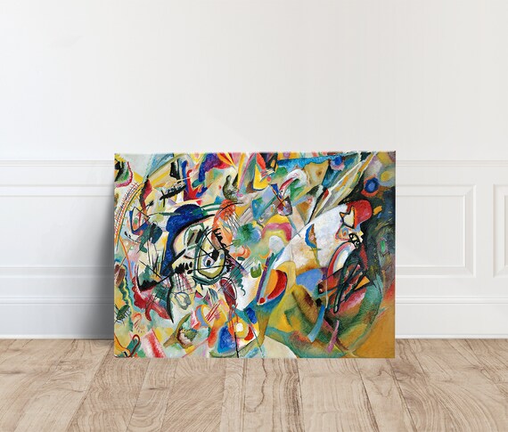 Wassily Kandinsky Composition VII Abstract Colorful Art Poster