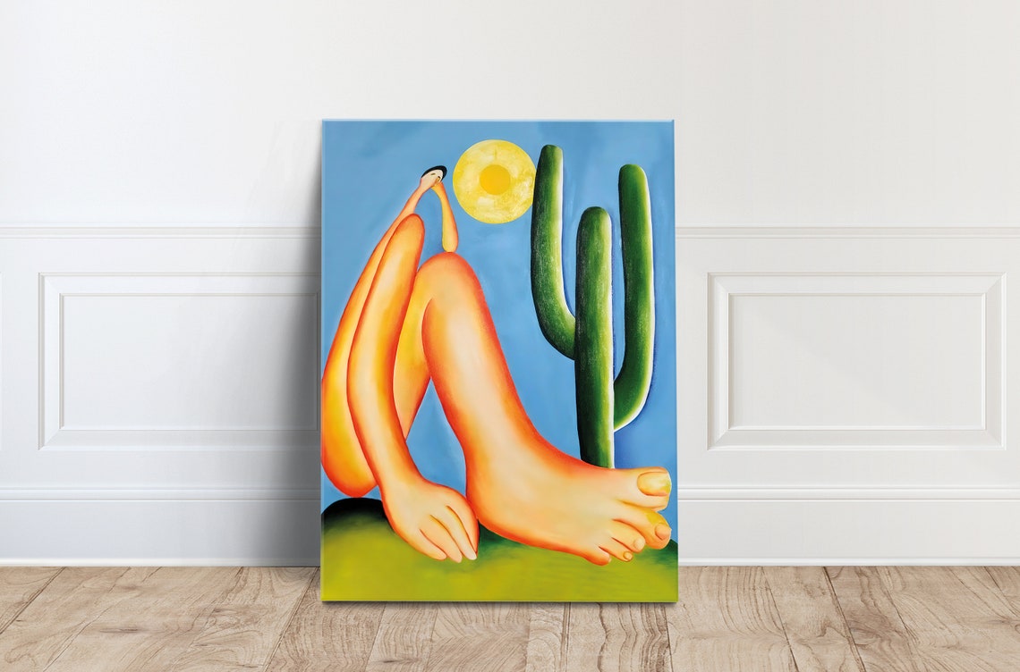 Abaporu, Brazil Art Poster Print