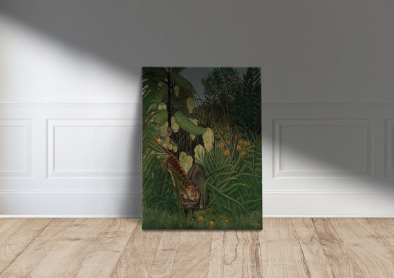 Henri Rousseau Jungle Tropical Poster, Equatorial 1909