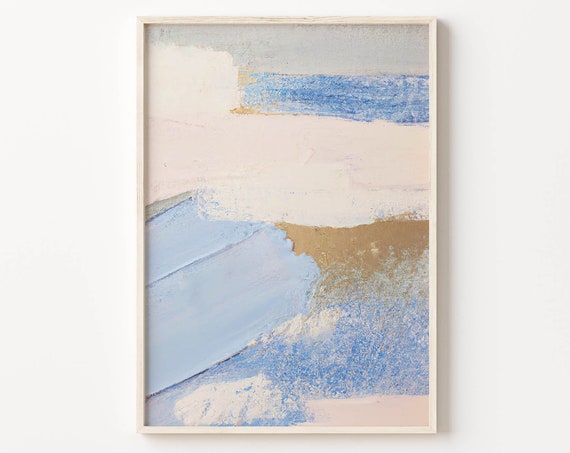 Pastel Color Palette Oil Painting Print Modern Art Abstract Print Abstract Painting Neutral Print Abstract Wall Art
