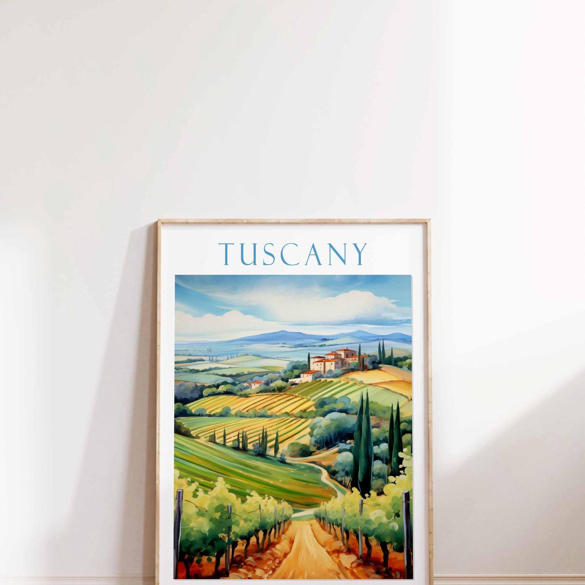 Tuscany Print Italy Wall Art Tuscany Landscape Tuscany Art Print Italian Art Tuscany Art Print Italy Decor Europe Print Travel Gift