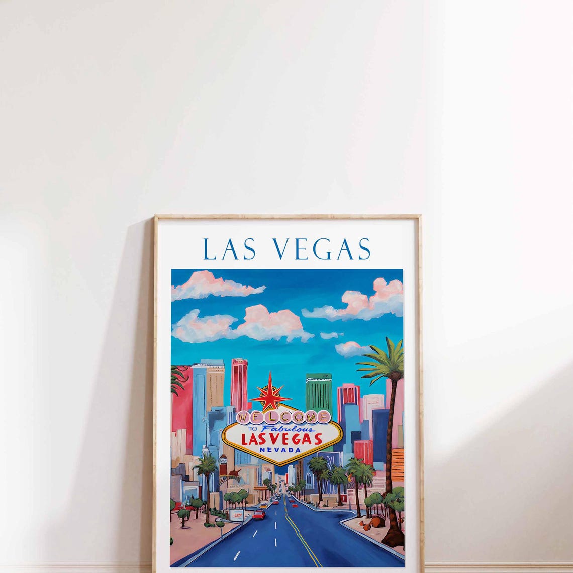 Las Vegas Sign Print Las Vegas Wall Art Las Vegas Poster Las Vegas Art Vegas Print Vegas Vintage Poster