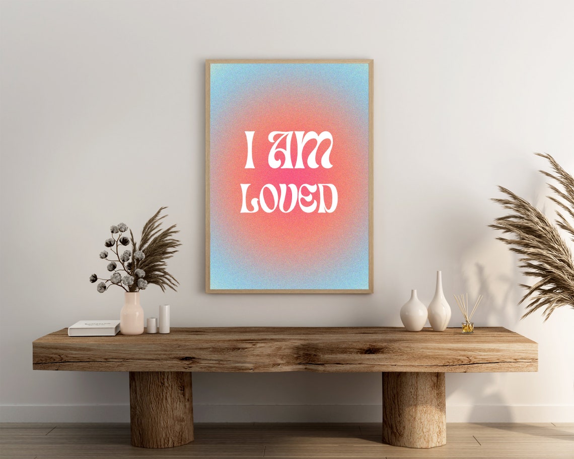 Daily Affirmations Poster Print Self Love Healing Wall Art Self Gift Mental Health Home Dcor Wall Art Digitial - Image 3