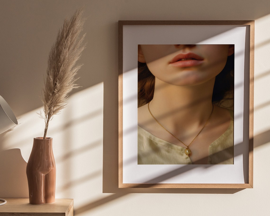 Feminine Figure Oil Painting Print Woman Wall Art French Country Art Cottagecore Home Decor Wall Art - Image 4