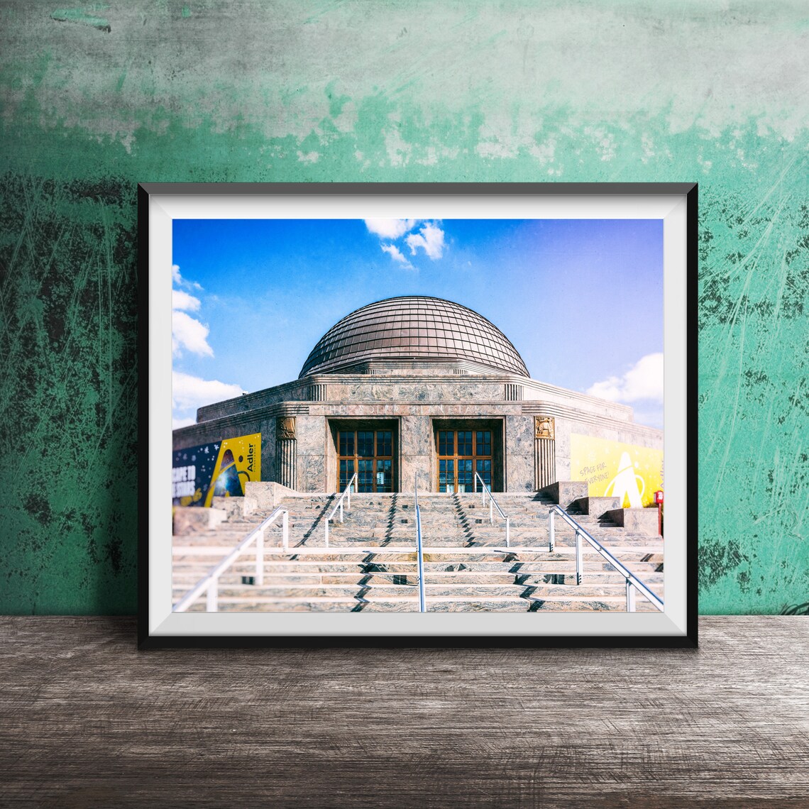 Adler Planetarium Chicago Museum Campus Dome Photography Poster