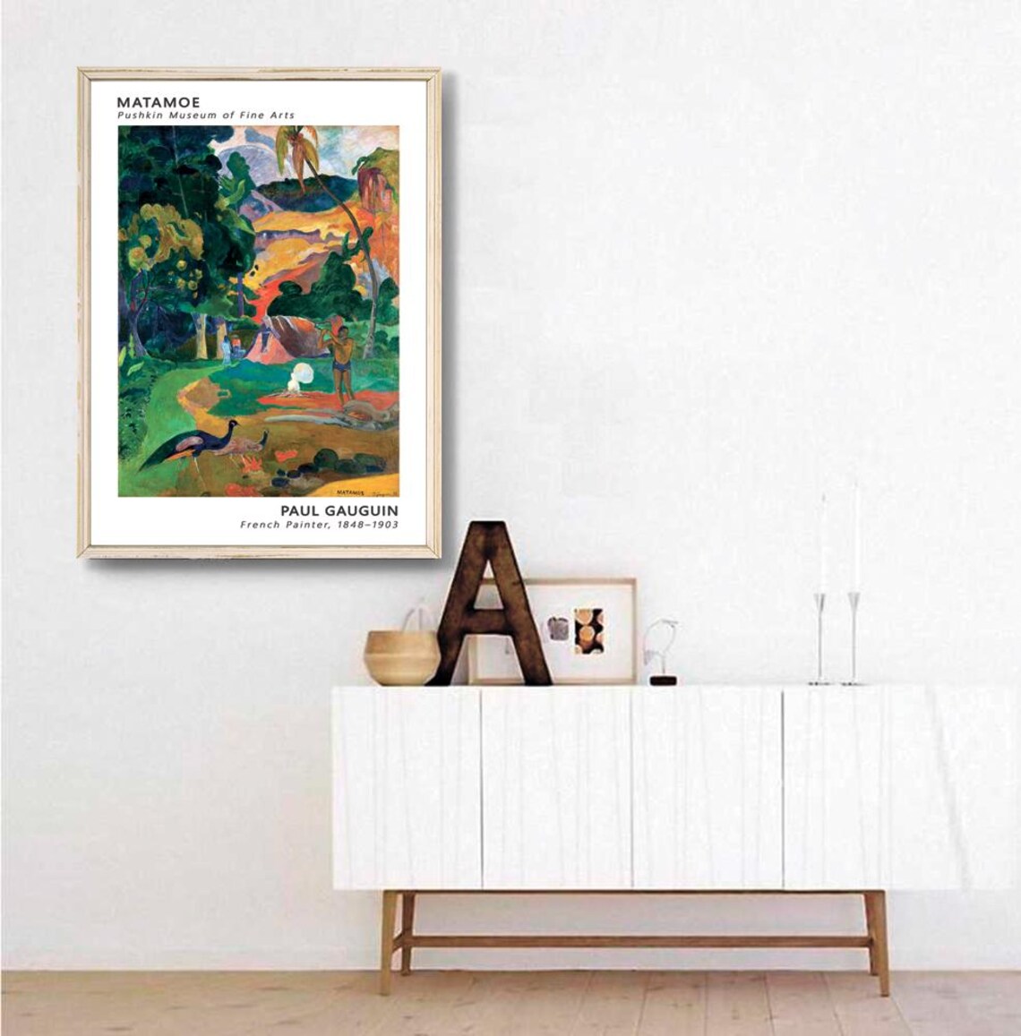 Paul Gauguin Matamoe Vintage Landscape Art Print - Image 3