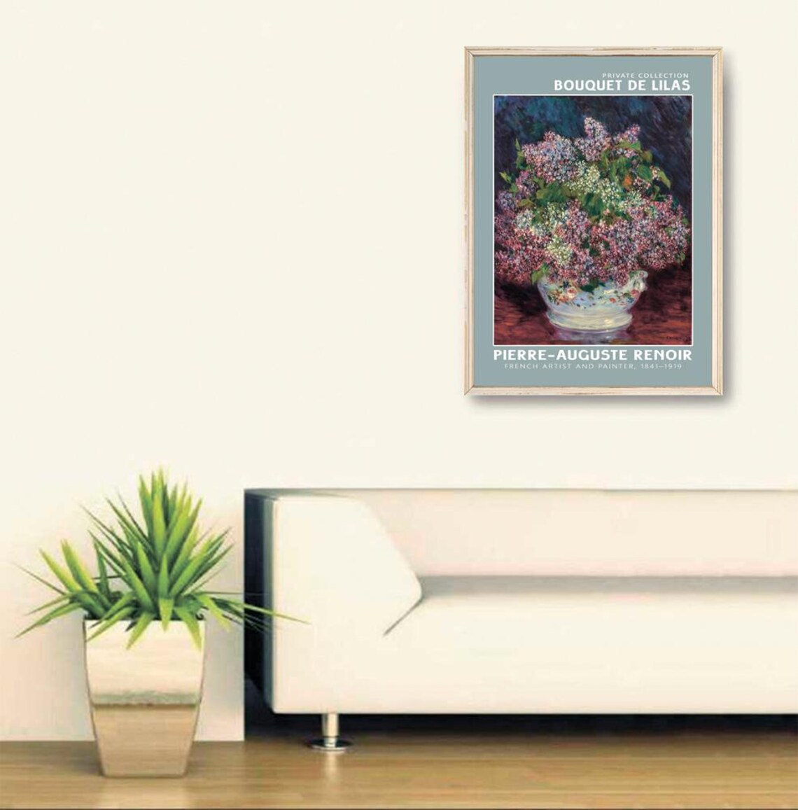 Pierre-Auguste Renoir Bouquet de Lilas Lilac Bouquet Floral Poster - Image 2