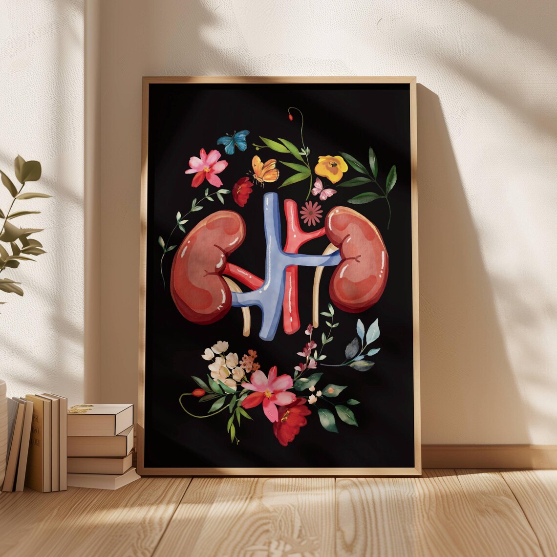 Human Anatomy Kidney Print, Medical Office Art - Image 4