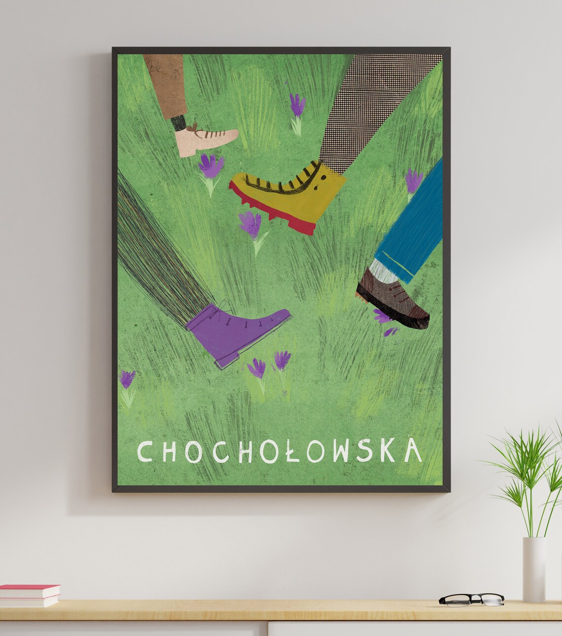 Poland Travel Poster Wall Decoration Tatra Mountains Zakopane Polska Poland Print Poster Travel Poster Dolina Chochoowska Gry