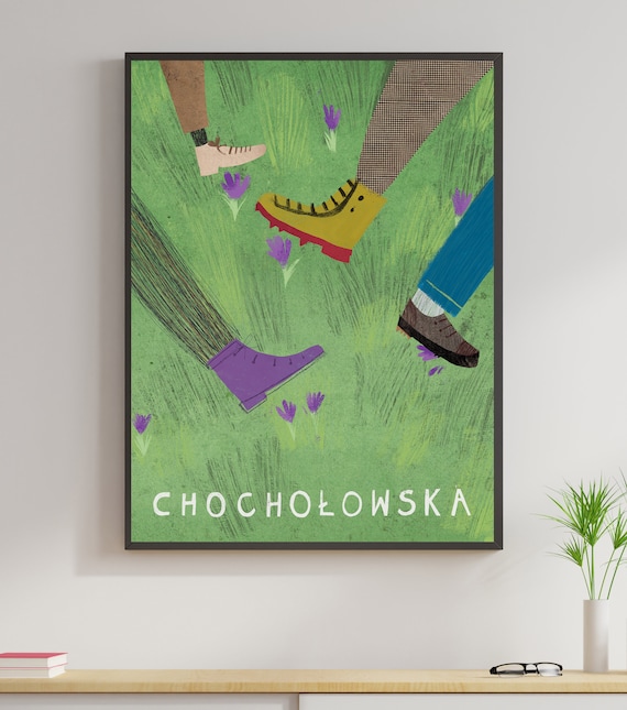 Poland Travel Poster Wall Decoration Tatra Mountains Zakopane Polska Poland Print Poster Travel Poster Dolina Chochoowska Gry