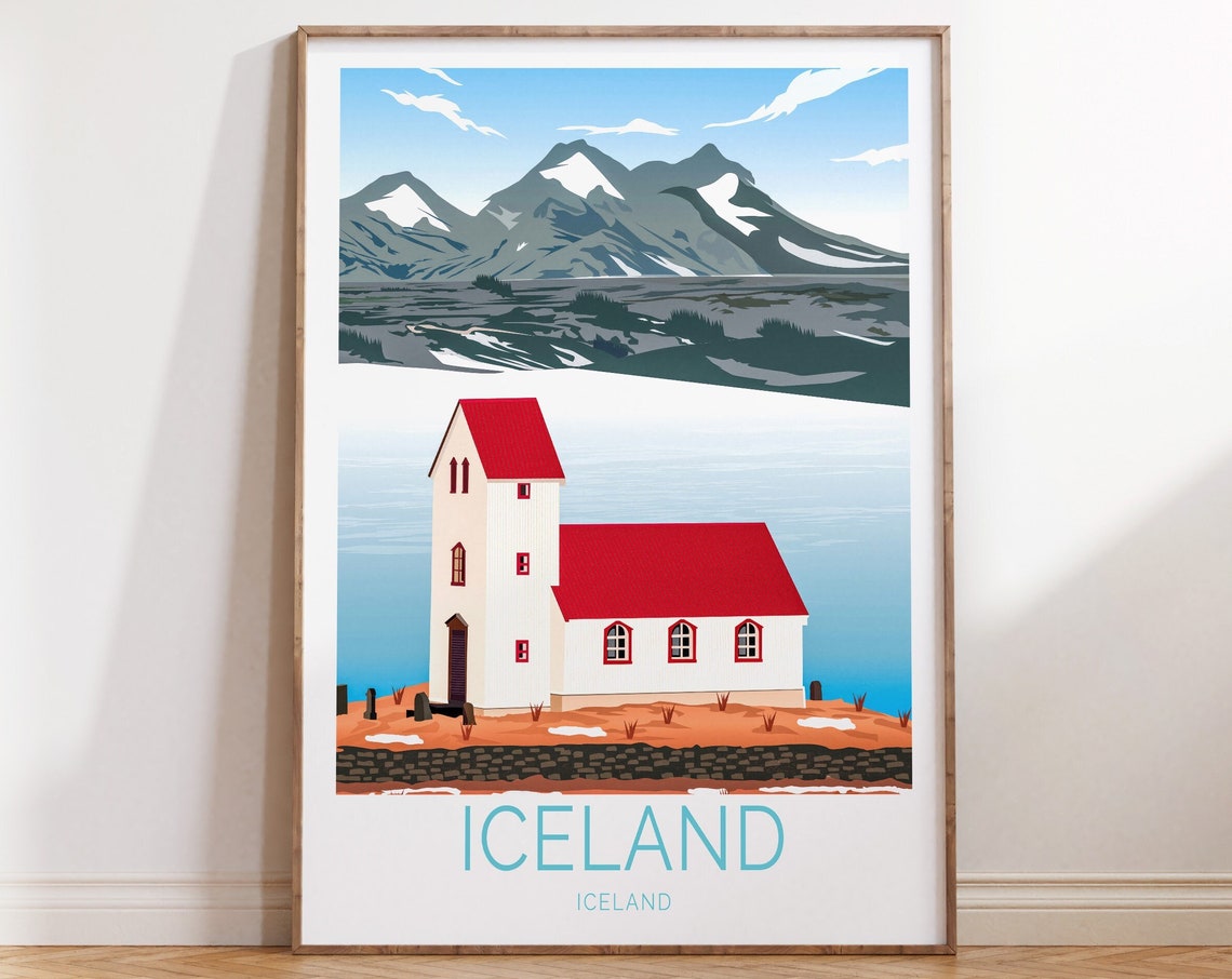 Iceland Travel Poster Iceland Travel Poster Wall Art Iceland Travel Wall Art Iceland Travel Poster Iceland Travel Gifts