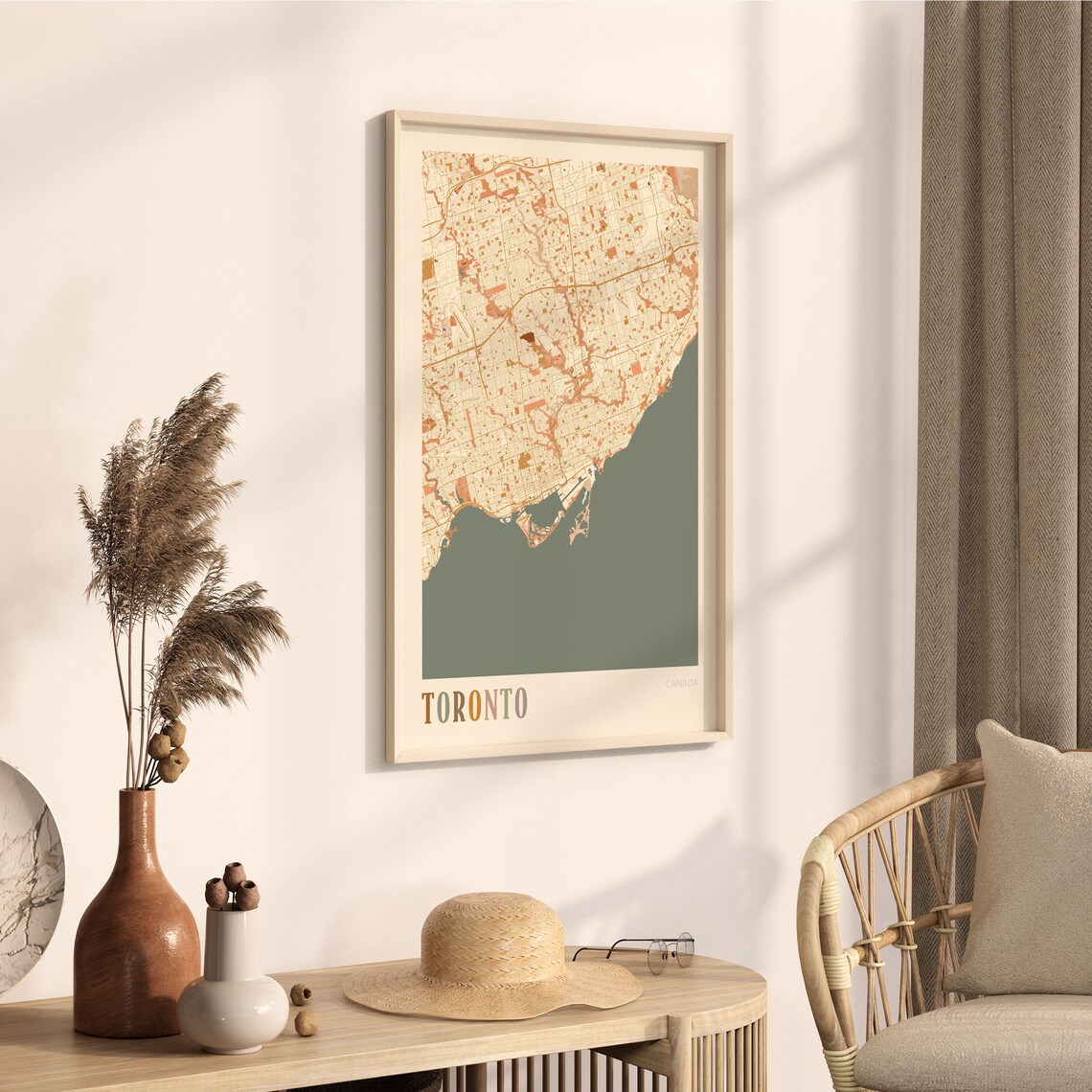 Toronto Map Poster, Boho Toronto Ontario Art Print - Image 3