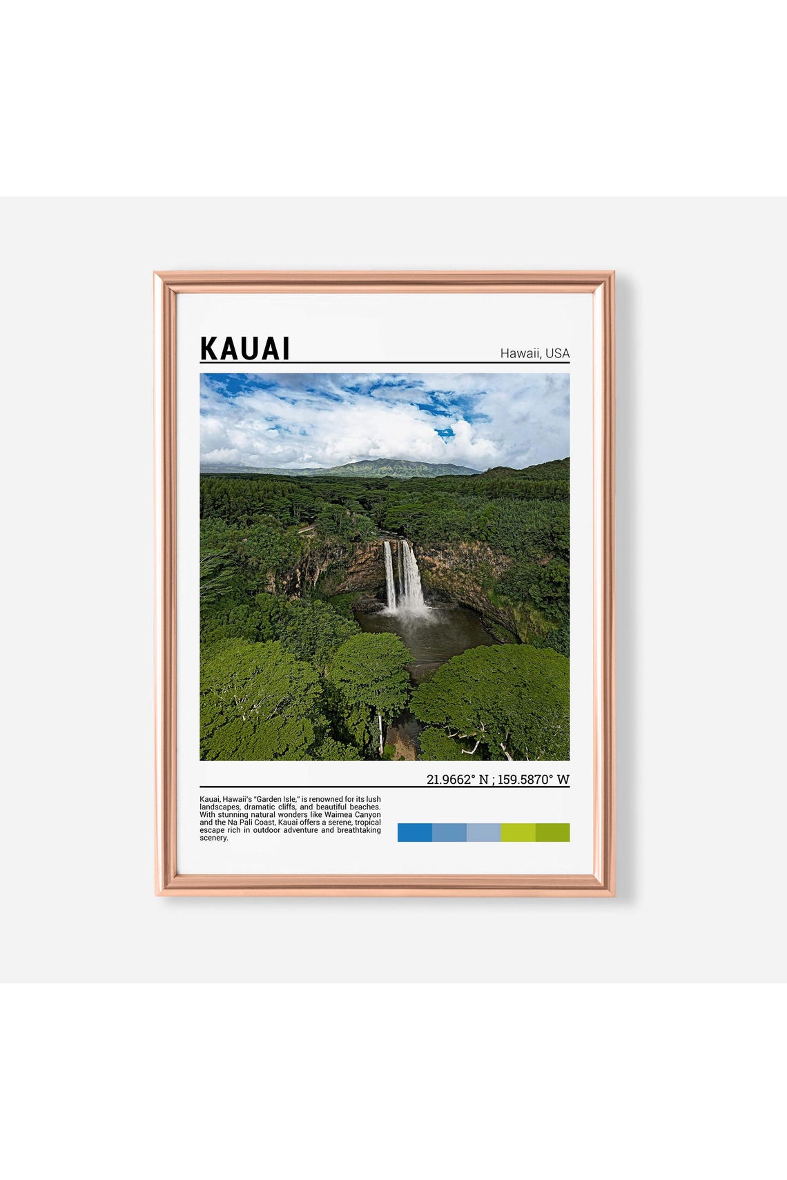 Kauai Hawaii Wall Art Kauai Hawaii Travel Poster Kauai Hawaii Photo Kauai Hawaii Print Kauai Hawaii Decor Hawaii Usa