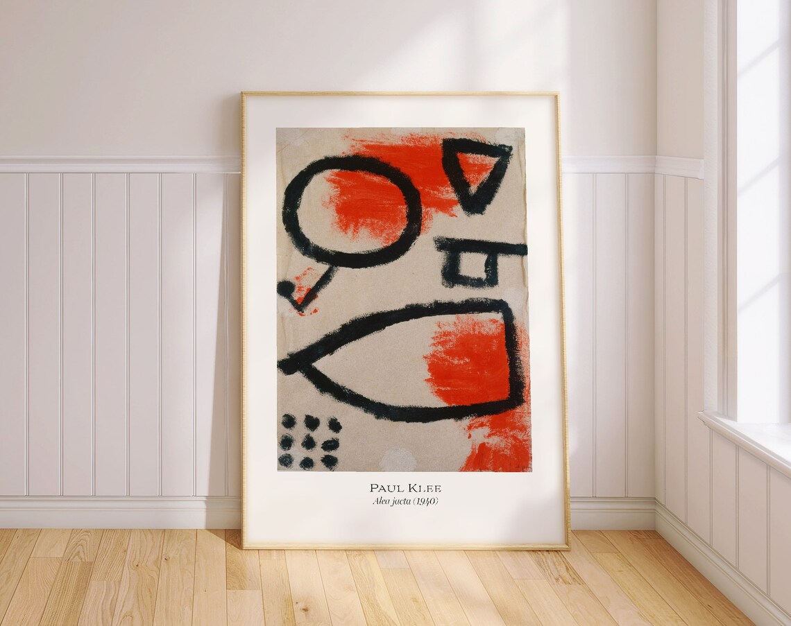 Paul Klee Alea Jacta Bauhaus Abstract Art Print
