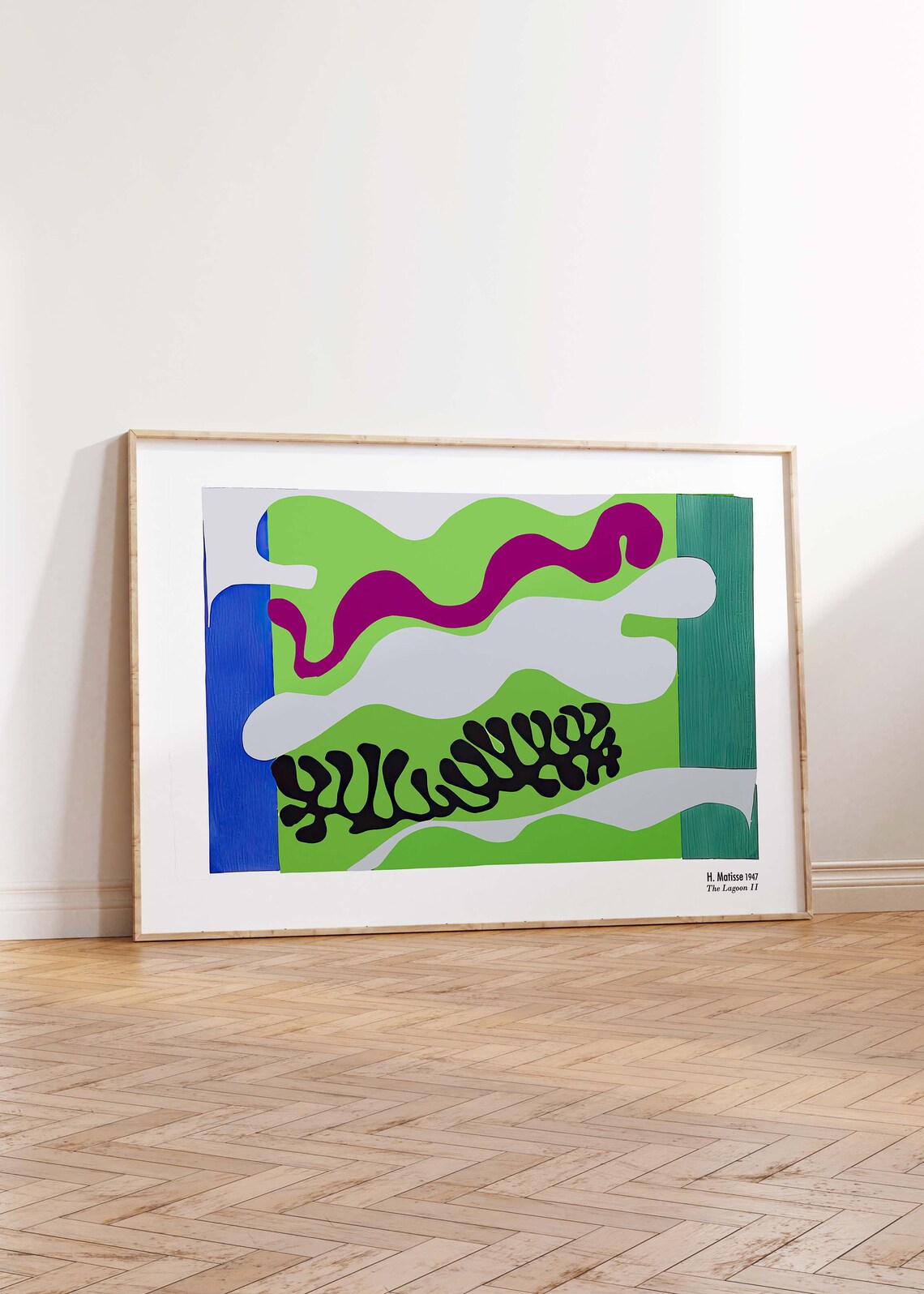 Matisse The Lagoon II, Abstract Art Print