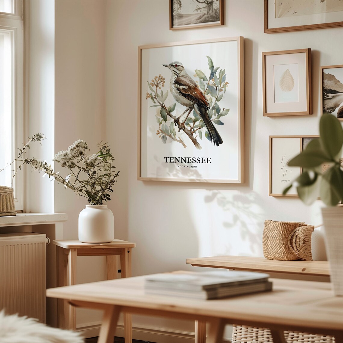 Tennessee State Bird Art Print, Nature Illustration - Image 2