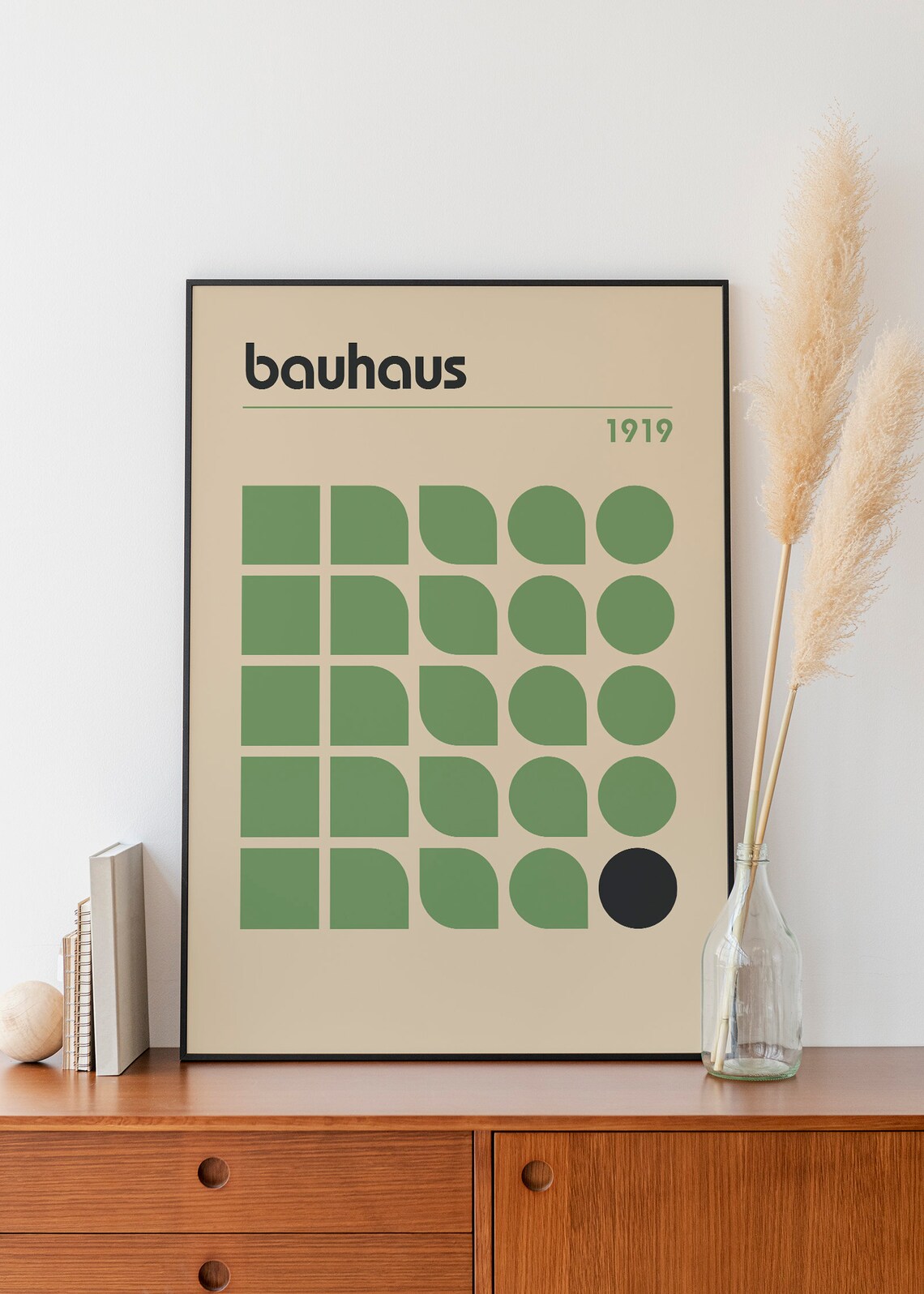 Bauhaus Ausstellung 1923 Vintage Mid-Century Poster - Image 3