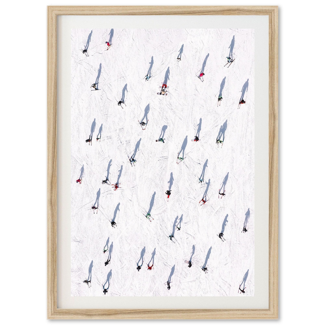 Mountain Ski Print, Winter Cabin Wall Art